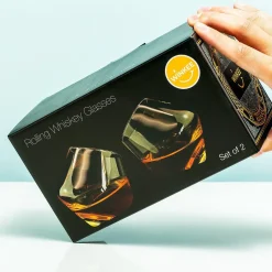 Ditverzinjeniet Bbq Accessoires|Mokken & Glazen|Rollende whiskeyglazen (set van 2)