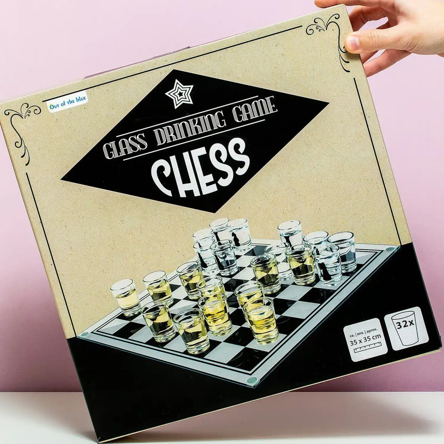 Ditverzinjeniet Drankspelletjes|Vrijgezellenfeestjes|Schaak drankspel met shotglaasjes