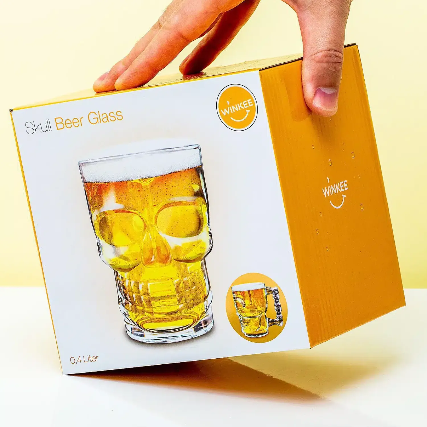 Ditverzinjeniet Mokken & Glazen|Schedel bierglas