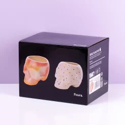 Ditverzinjeniet Boekensteunen|Schedel bloempot