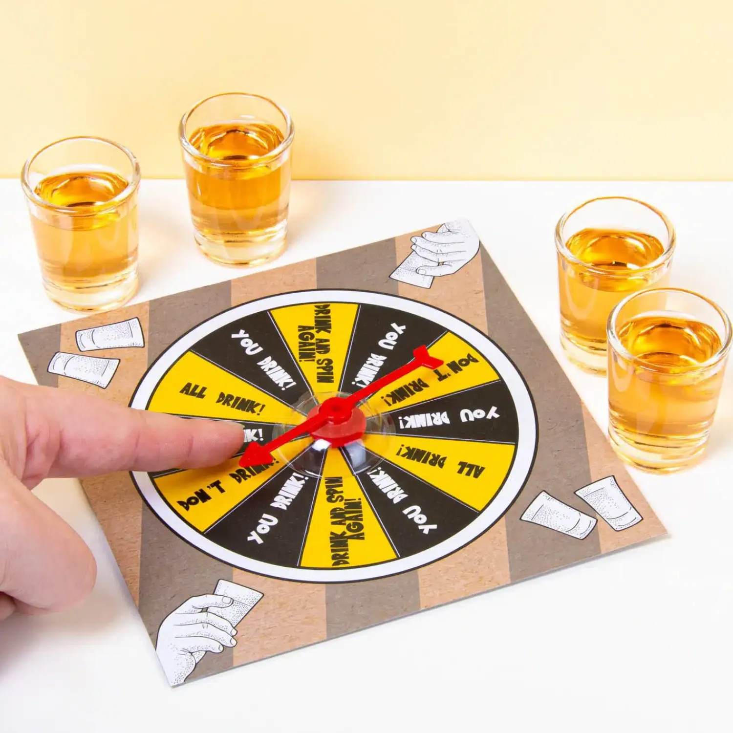 Ditverzinjeniet Drankspelletjes|Vrijgezellenfeestjes|Shot Spinner drankspel