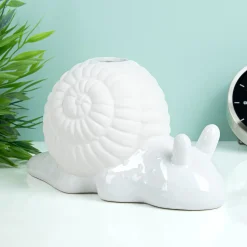 Ditverzinjeniet Bloempotten|Slak bloempot met zaadjes