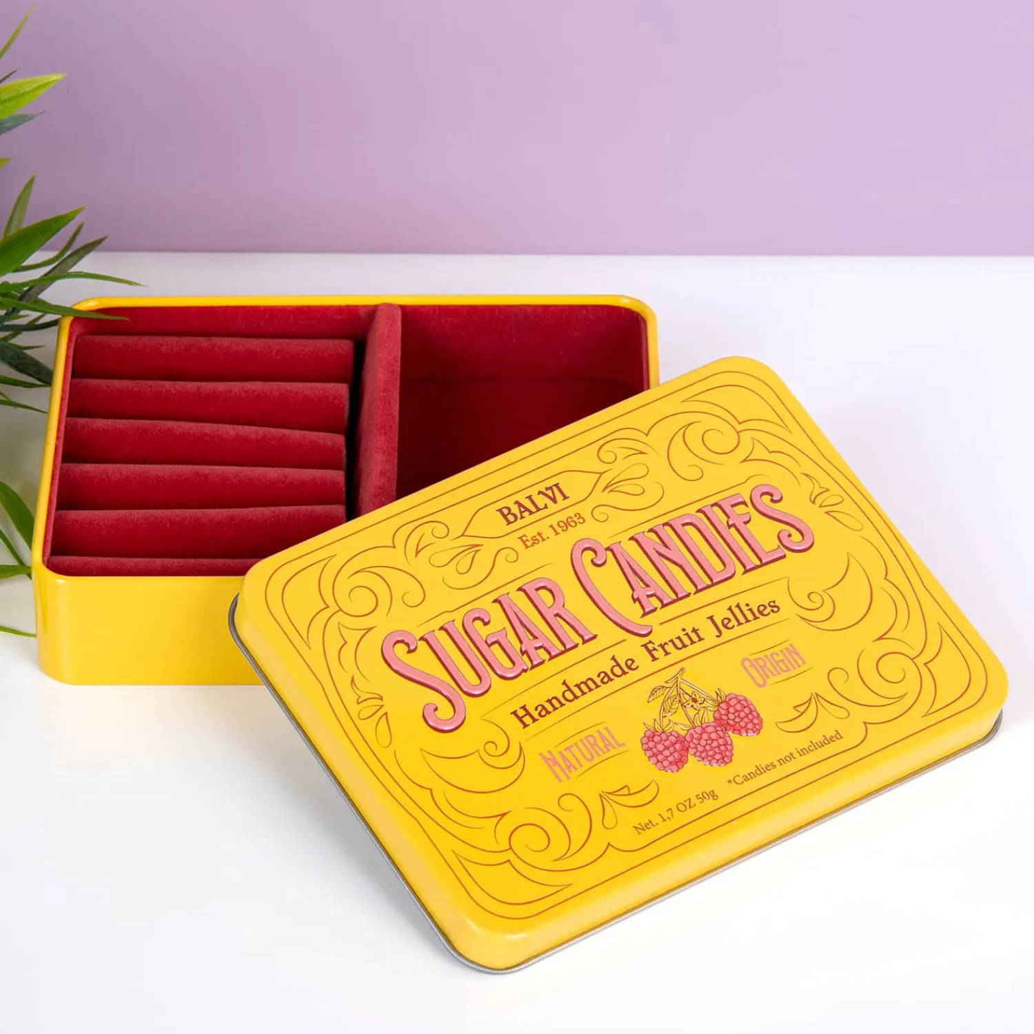 Ditverzinjeniet Sieradenhouders|Snoep sieradenblik