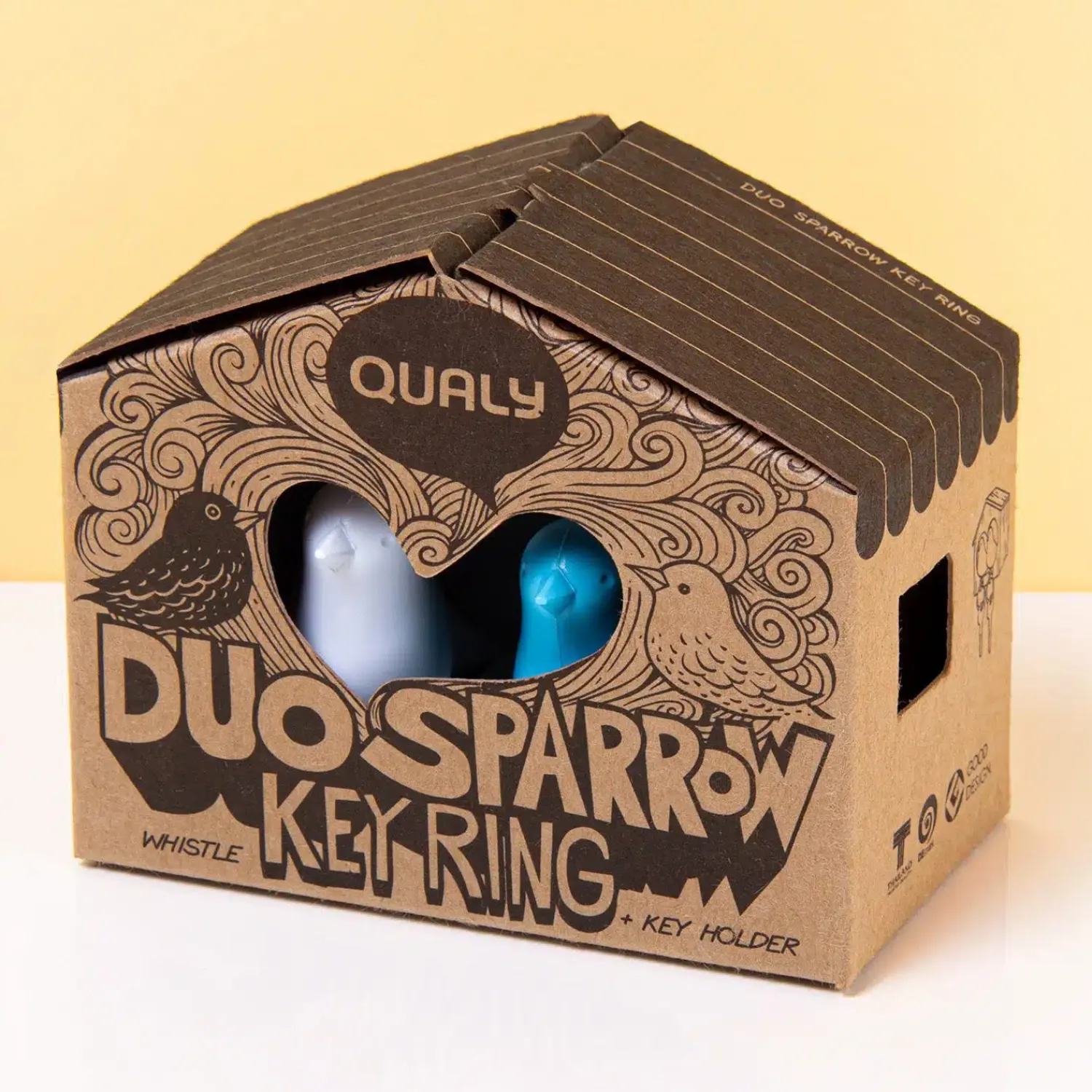 Ditverzinjeniet Sleutelhangers|Sparrow Duo Sleutelhanger