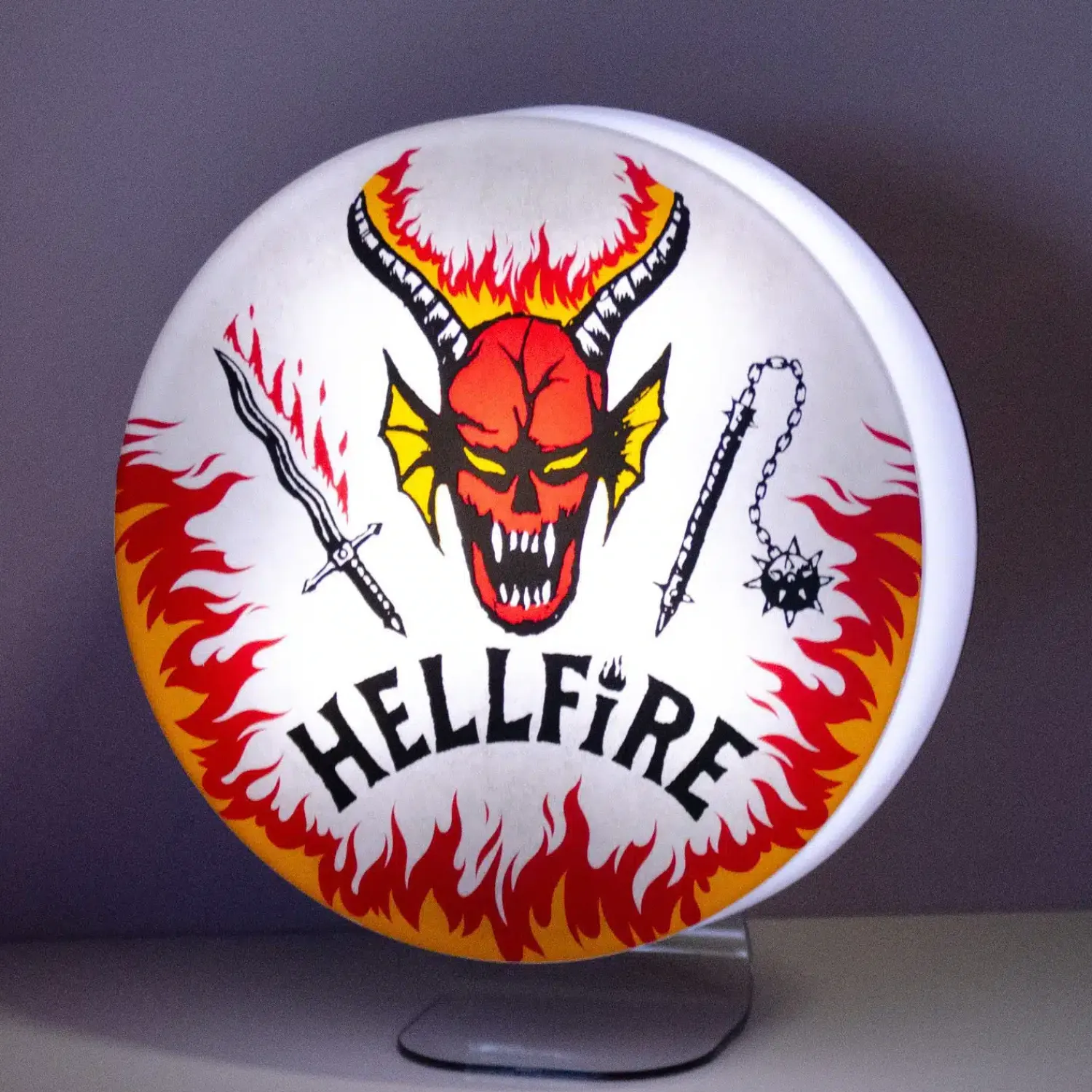 Ditverzinjeniet Verlichting|Stranger Things Hellfire Club logo lamp