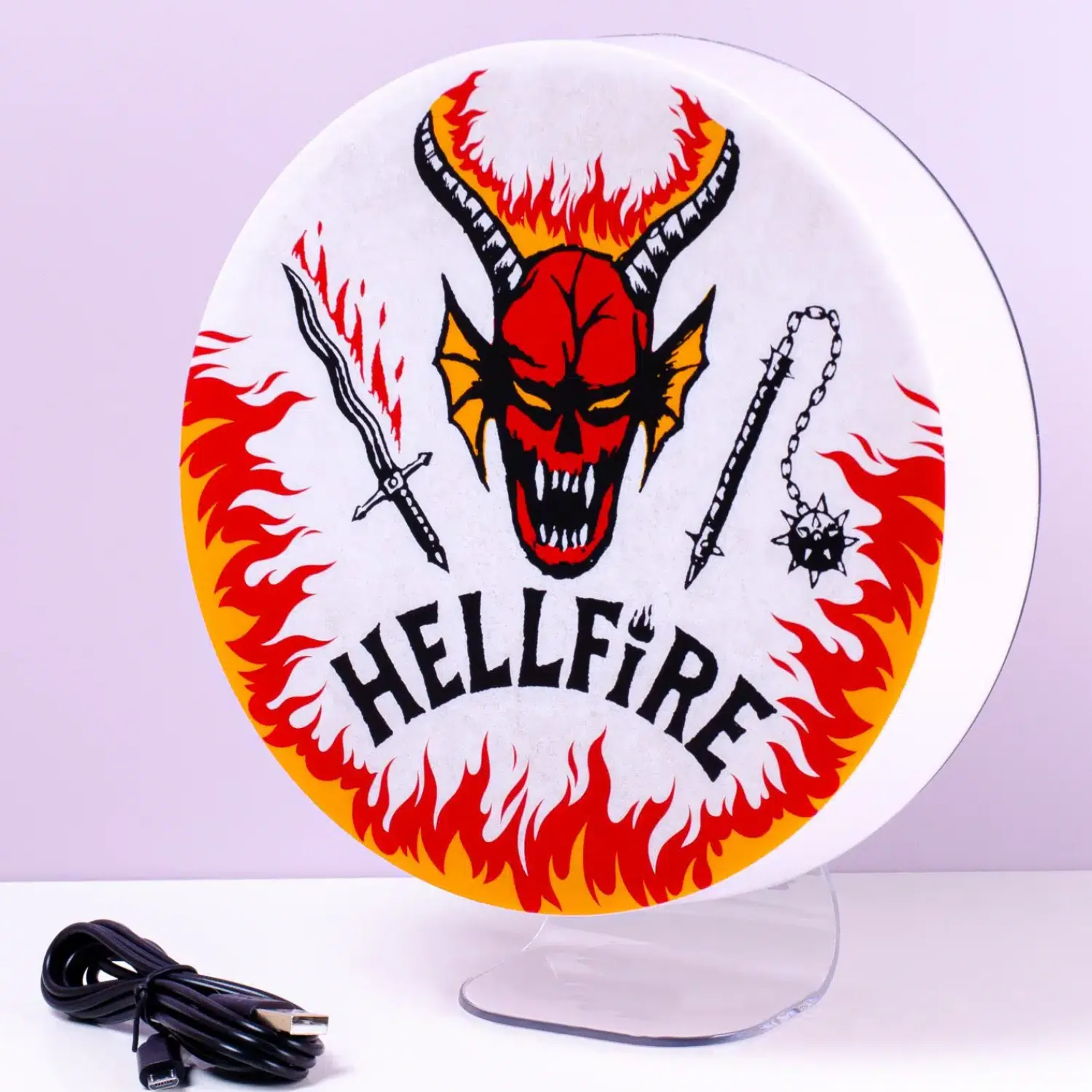 Ditverzinjeniet Verlichting|Stranger Things Hellfire Club logo lamp