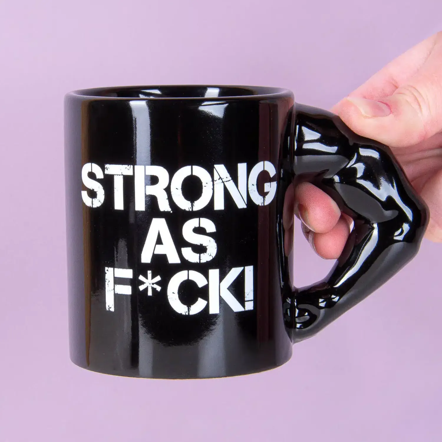 Ditverzinjeniet Mokken & Glazen|Strong As Fuck mok