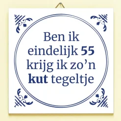 Ditverzinjeniet Tegeltjes|Tegeltje Ben ik eindelijk jarig