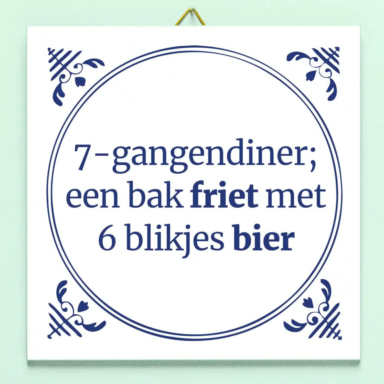 Ditverzinjeniet Tegeltjes|Tegeltje 7-gangendiner