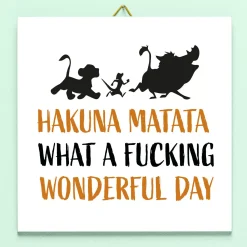 Ditverzinjeniet Tegeltjes|Tegeltje Hakuna Matata