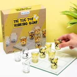 Ditverzinjeniet Drankspelletjes|Vrijgezellenfeestjes|Tic Tac Toe drankspel met shotglaasjes