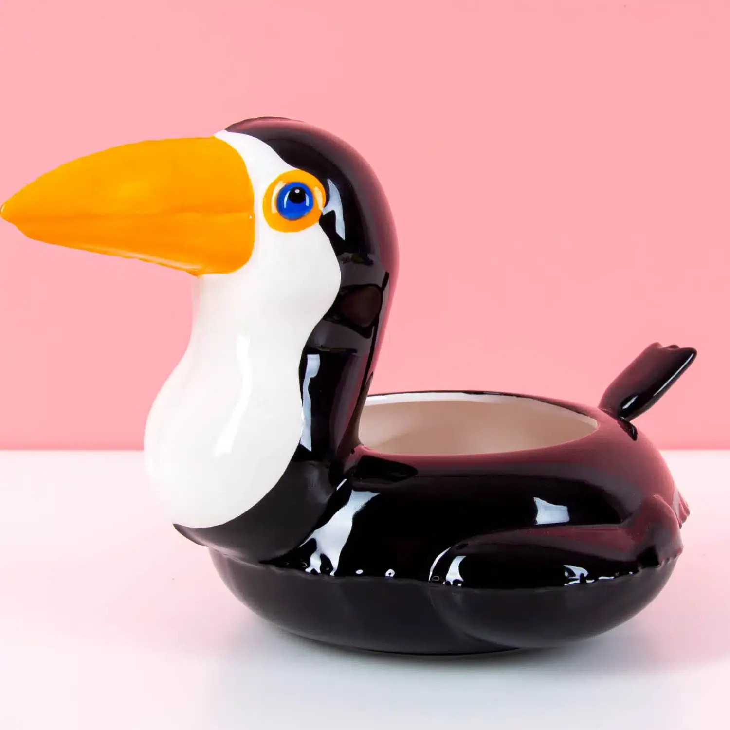 Ditverzinjeniet Bloempotten|Toekan zwemband potje