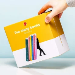 Ditverzinjeniet Boekensteunen|Too Many Books boekensteun