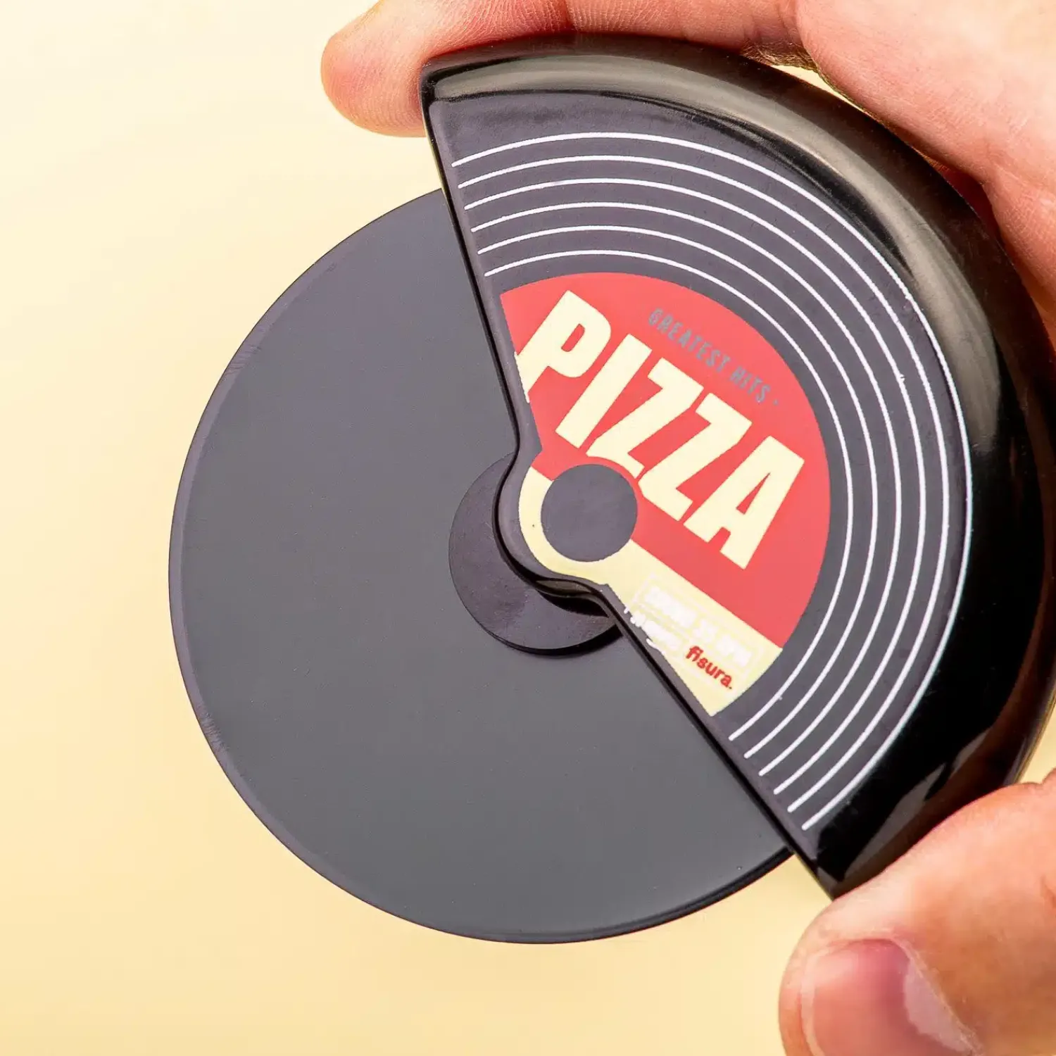 Ditverzinjeniet Muziek|Vinyl pizzasnijder