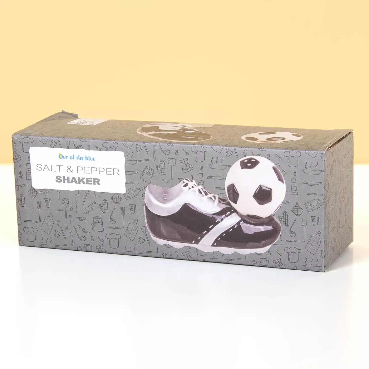 Ditverzinjeniet Peper- En Zoutstellen|Voetbalschoen en bal peper- en zoutstel