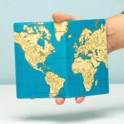 Ditverzinjeniet Reizen|Wereldkaart paspoorthoesje