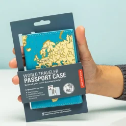 Ditverzinjeniet Reizen|Wereldkaart paspoorthoesje