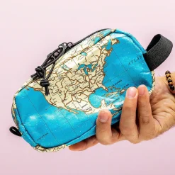 Ditverzinjeniet Reizen|Wereldkaart toilettas