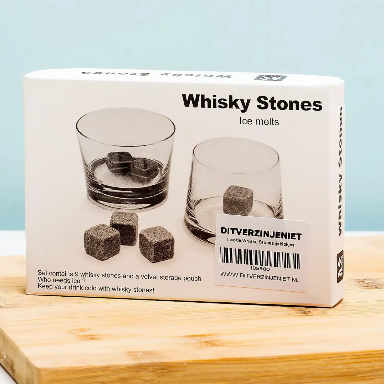Ditverzinjeniet Duurzaam|Whisky Stones ijsblokjes (Set Van 9)