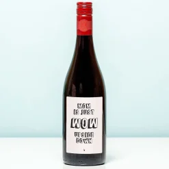 Ditverzinjeniet Wijnflessen|Borrelen|Wijnfles Mom is wow upside down