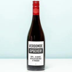 Ditverzinjeniet Wijnflessen|Borrelen|Wijnfles Opgever pensioen