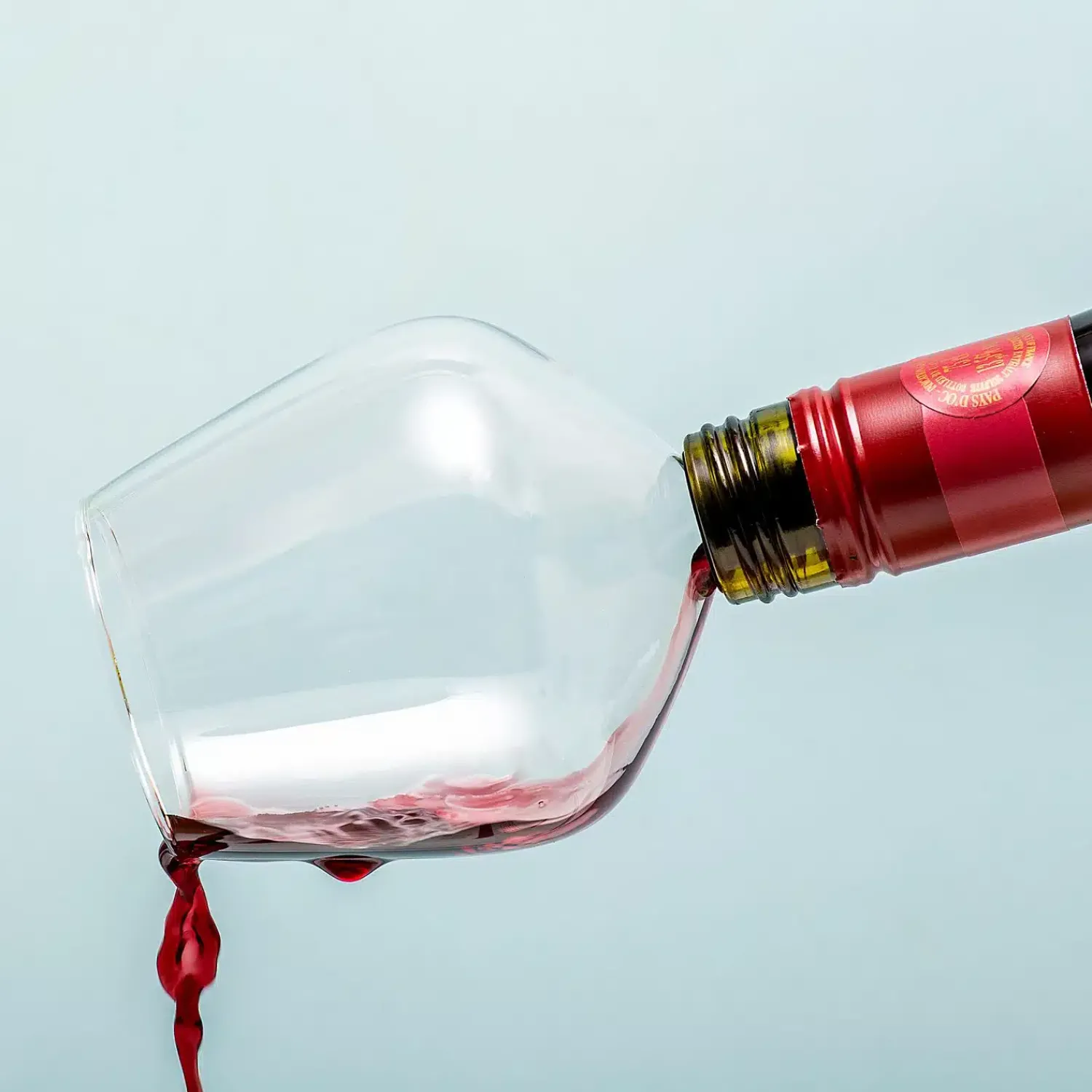 Ditverzinjeniet Borrelen|Wijnglas decanteerder