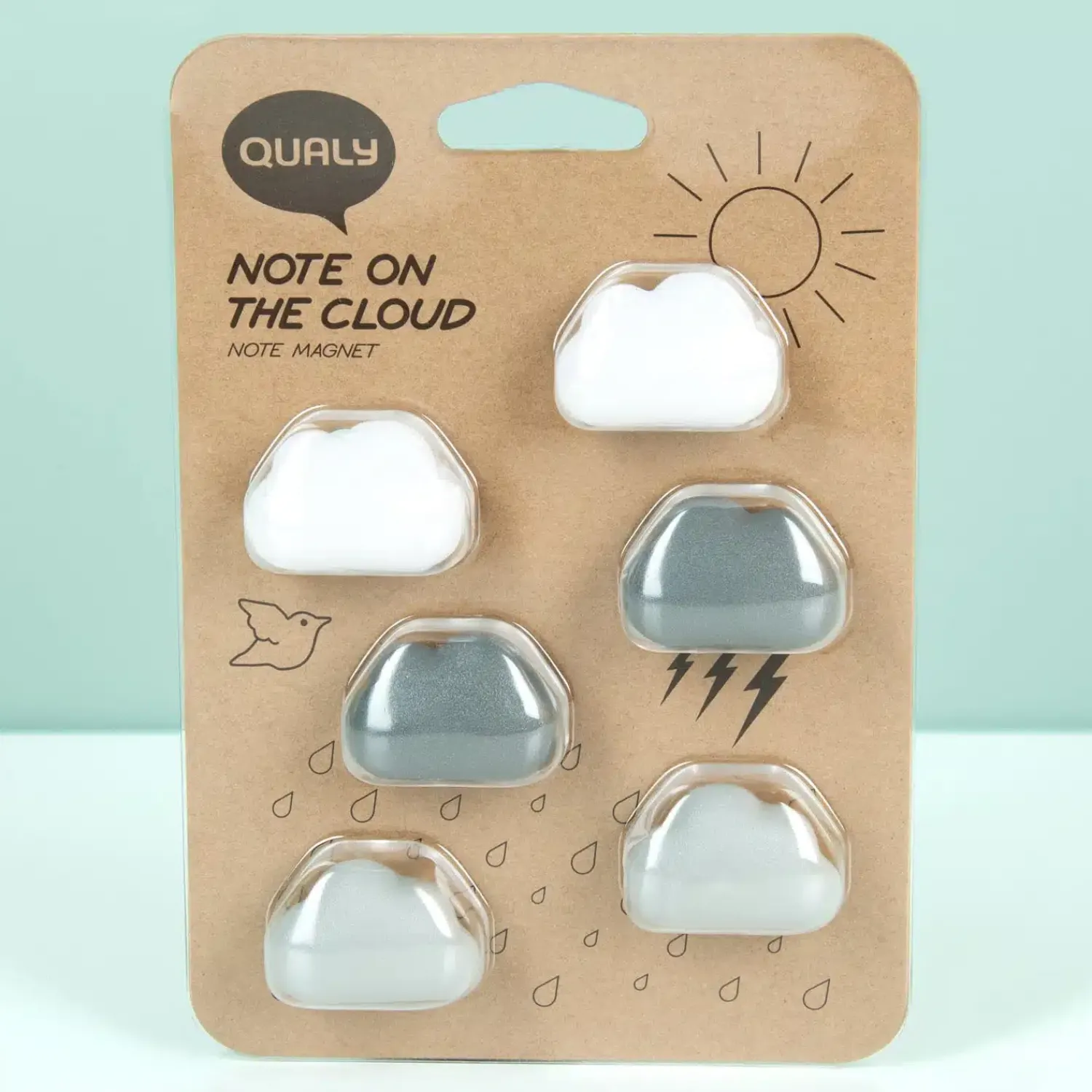 Ditverzinjeniet Kantoor|Wolk magneten (set van 6)